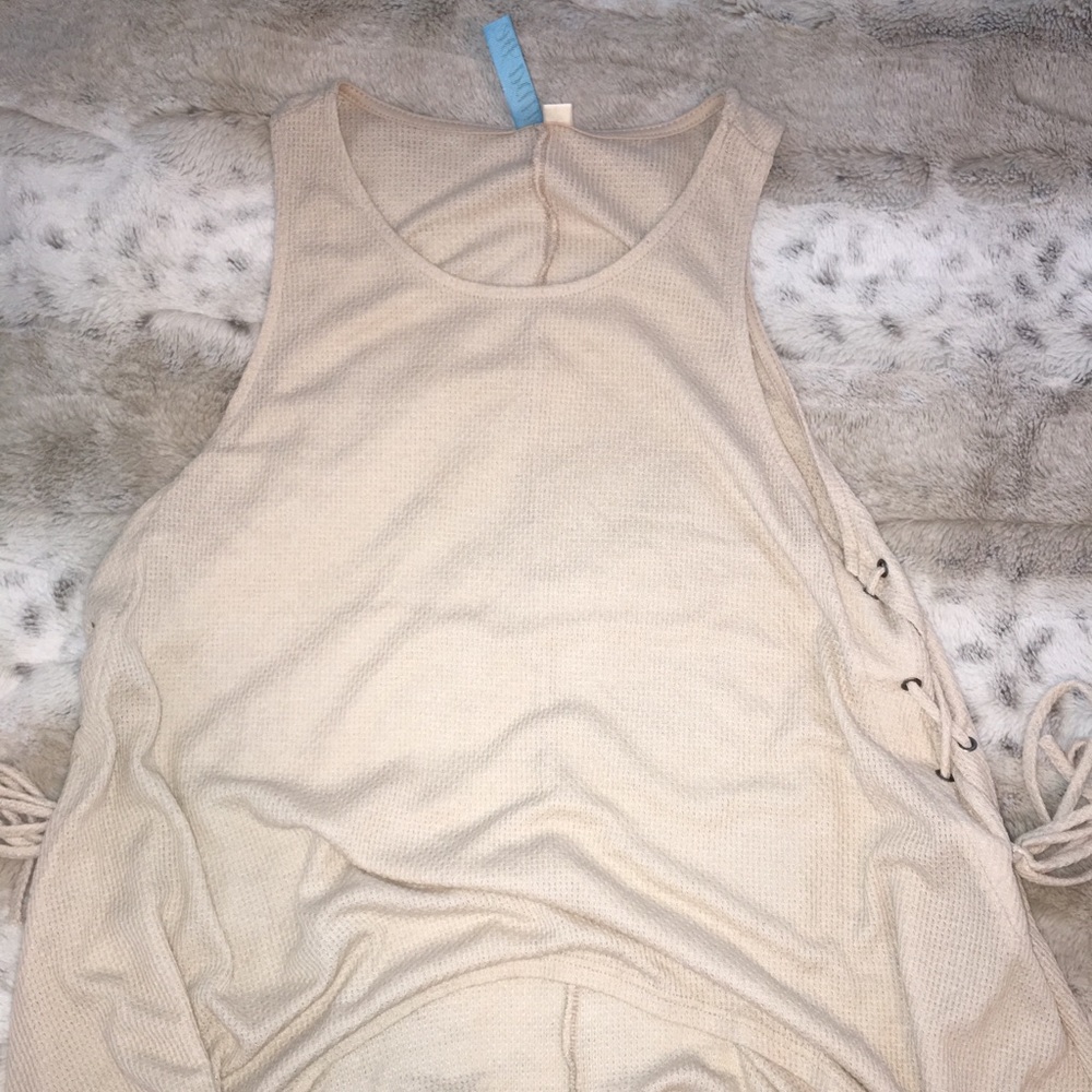Francesca’s lace up tank top